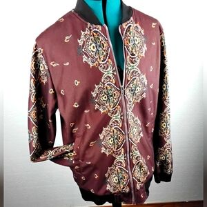 Consequence - Brown paisley jacket